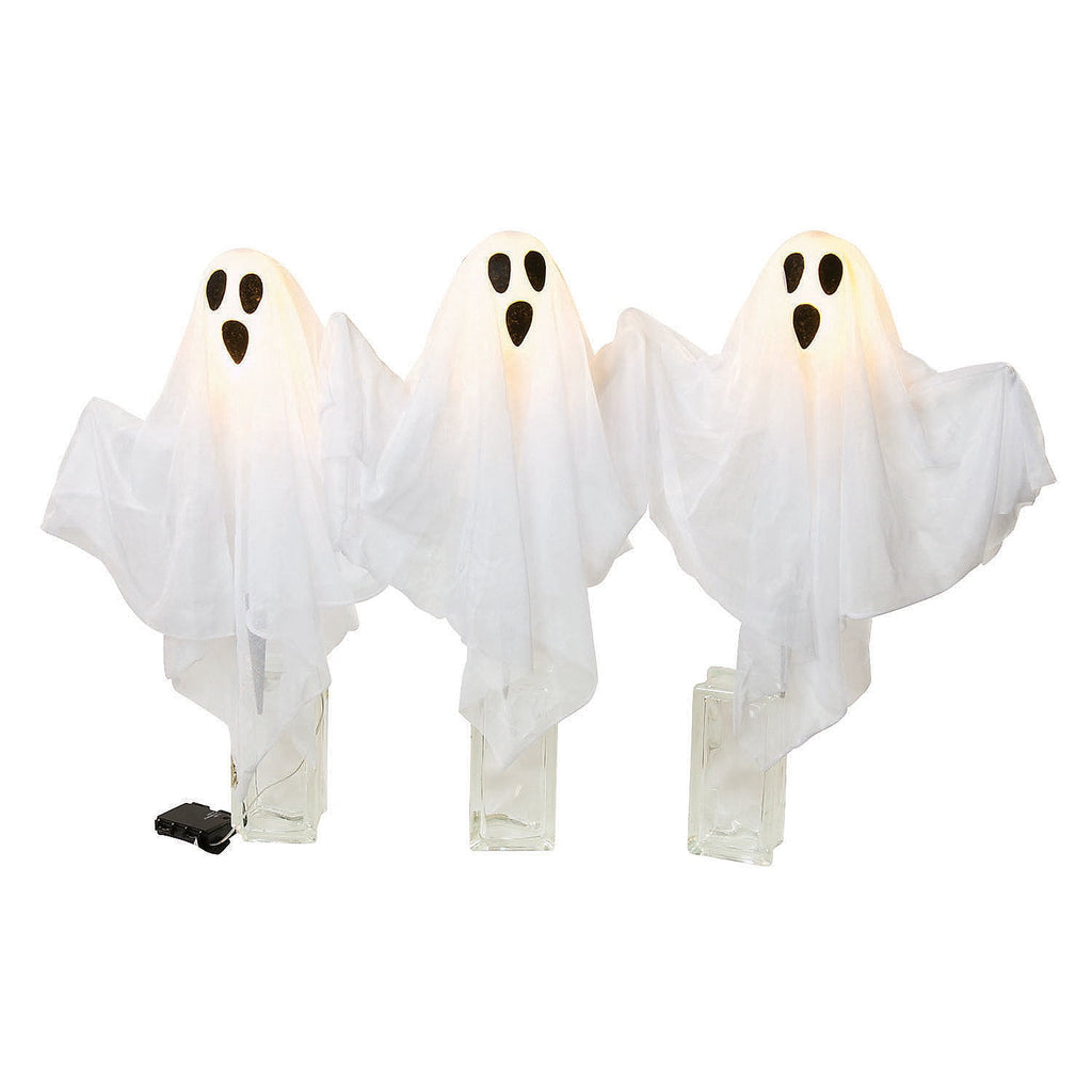 LED Outdoor Ghost Light Lawn Decoration for Halloween, 3 Pieces