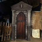 6.7 ft. Motion-Triggered Mausoleum Halloween Animatronic by Tekky, HHMAUSOLEUM-1FLSA