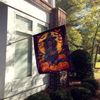 Halloween Boykin Spaniel Dog House Flag 28x40IN Double-Sided Polyester Decorative Sleeve Pole Flag for Outdoor Home Garden