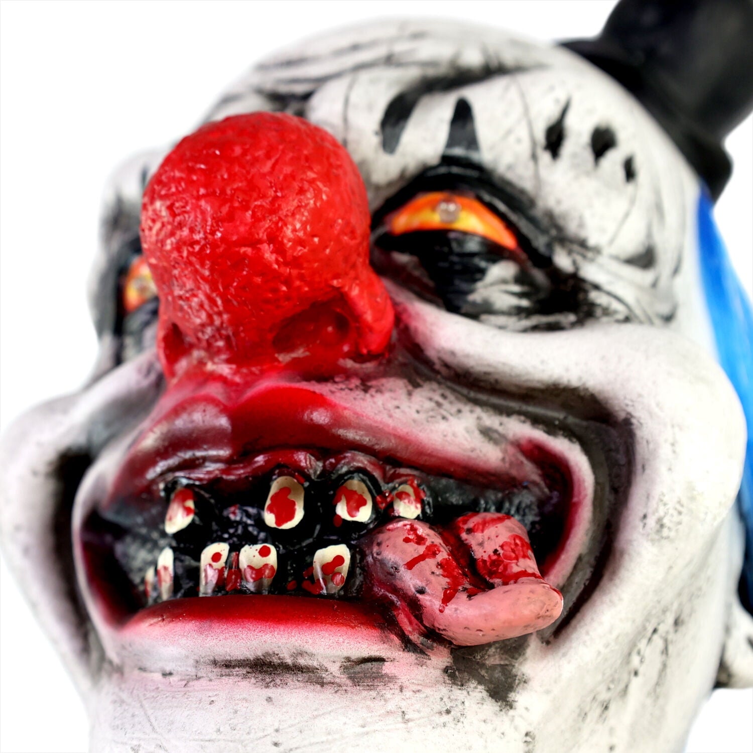 5.9 ft Voice & Sound-Sensor Clown on Tricycle Halloween Animatronic, HHTRIBKCLOWN-1FLSA