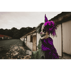 Fun Express Animated Standing Scary Clown Halloween Decoration