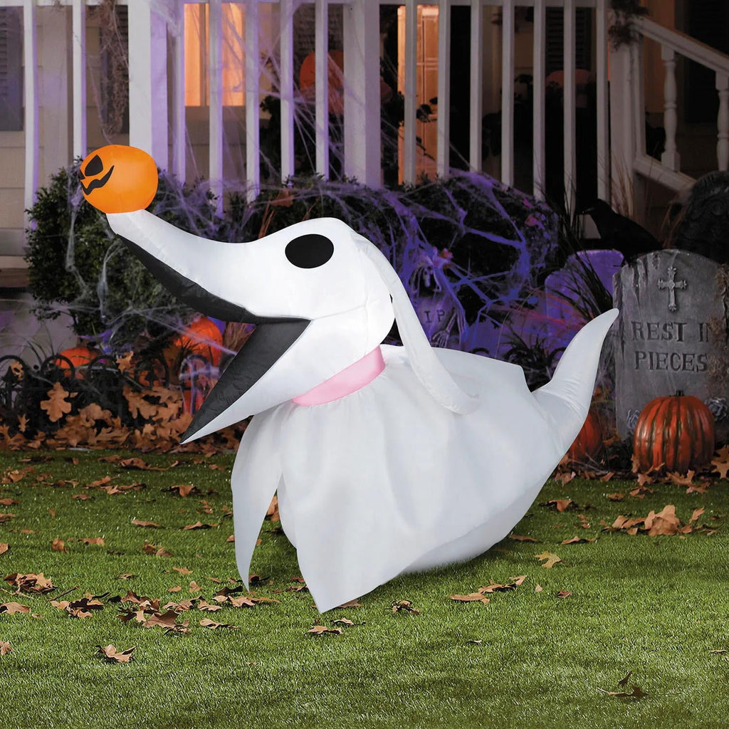 Disney Inflatable Zero Halloween Decoration - White