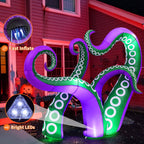 Halloween Inflatables 7.2 FT Octopus Tentacles Inflatable with Built-in LEDs, Halloween Inflatable Octopus Blow Up Octopus Tentacles, Outdoor Halloween Decorations Clearance for Holiday Party