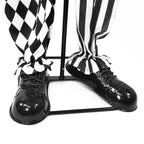 Lifesize 5.5 ft Animatronic Two-Headed Clown with Lights and Sound, Indoor/Outdoor Halloween Decoration, HHCLOWN-37FLSA