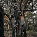 7 ft Tall Motion-Activated Towering Werewolf, Premium Halloween Animatronic, Plug-In, HHTWRWOLF-1FLSA