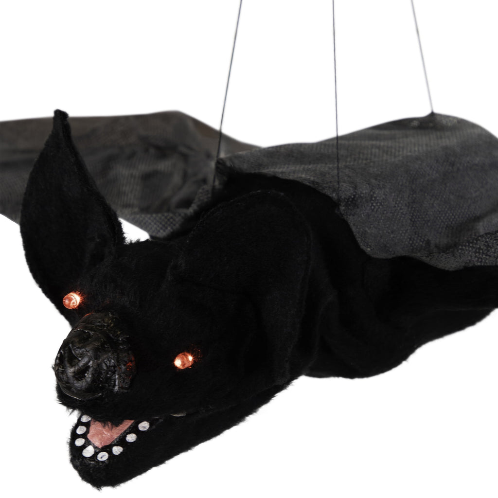 LED Lighted Animated Halloween Bat with Wings - 48"