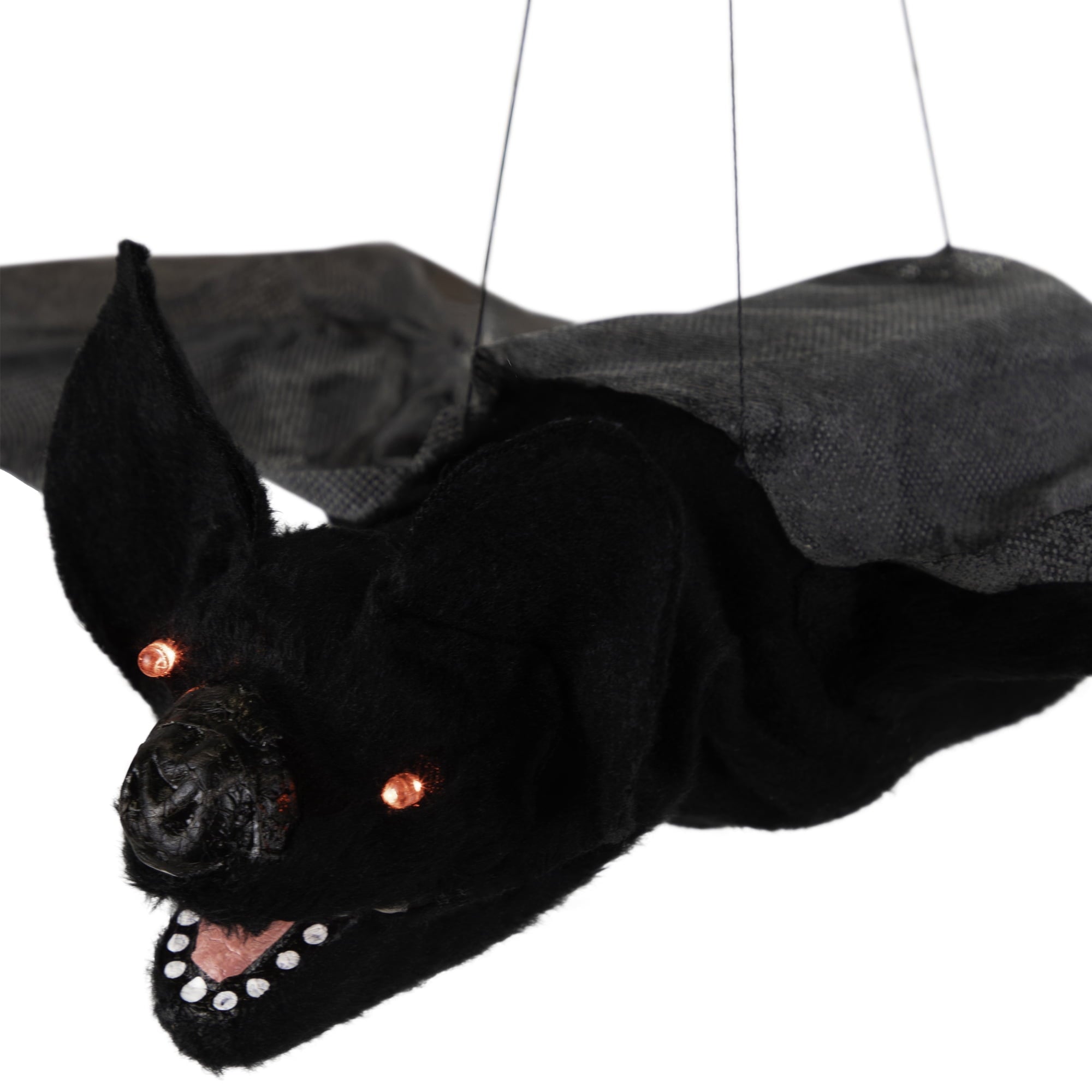 LED Lighted Animated Halloween Bat with Wings - 48"