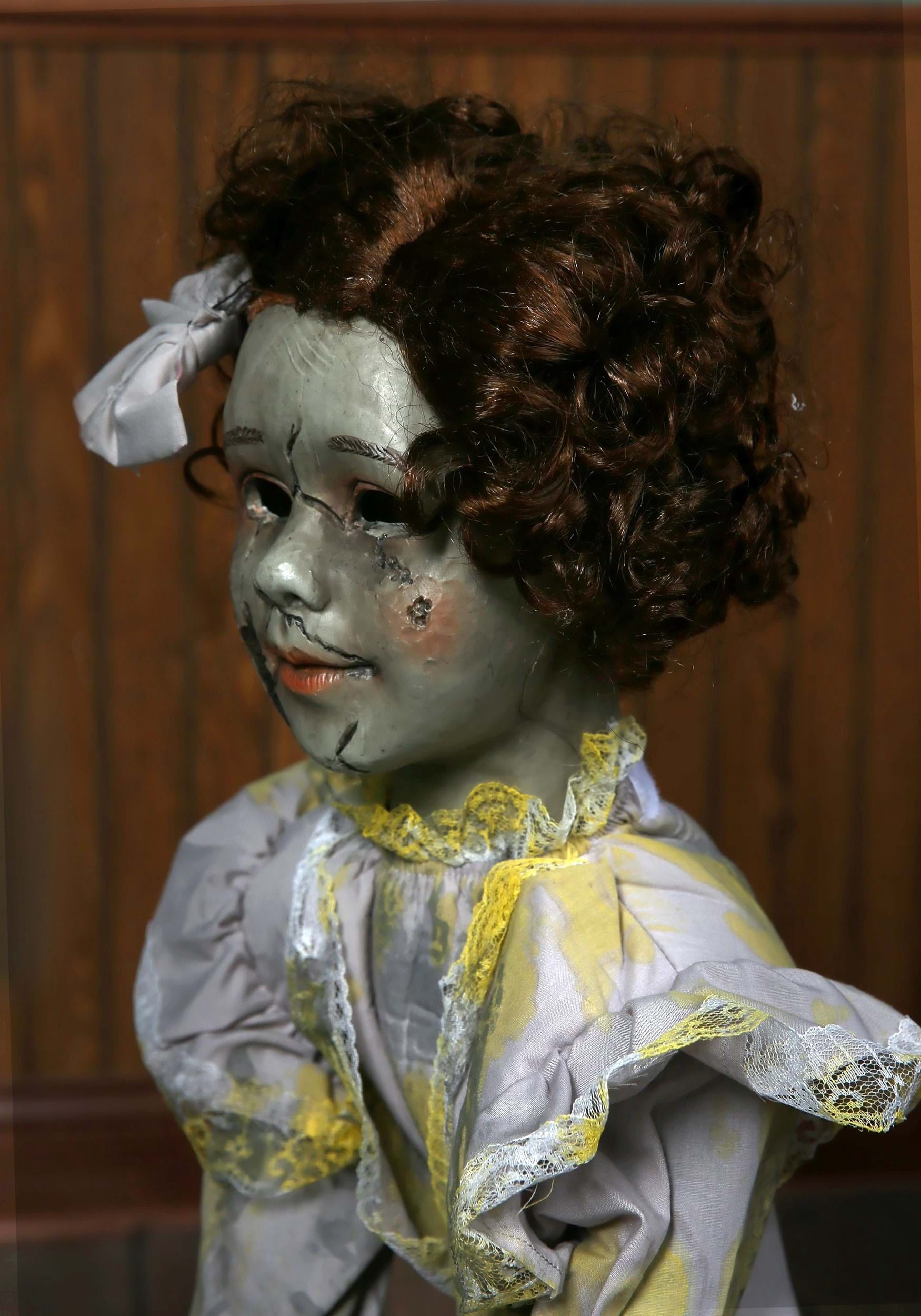 Animated See-Saw Dolls Halloween Decoration - 36 in x 48 in