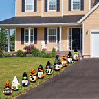 Big Dot of Happiness Halloween Gnomes - Gnome Lawn Decorations - Outdoor Spooky Fall Party Yard Decorations - 10 Piece