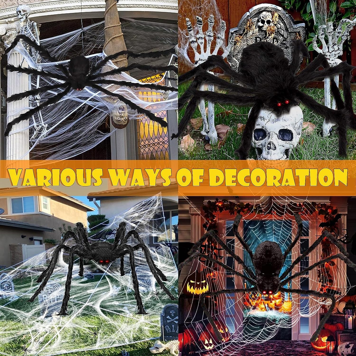 Xylobyte Halloween Decorations Purple Outdoor Decorations (1.28 lb)