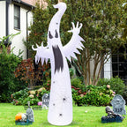 Halloween Inflatable 11.8 FT Inflatable Halloween Ghost, Inflatable Halloween Ghost Scary Blow Up Ghost with LED Lights, Outdoor Halloween Decorations Clearance for Halloween/Holiday/Party