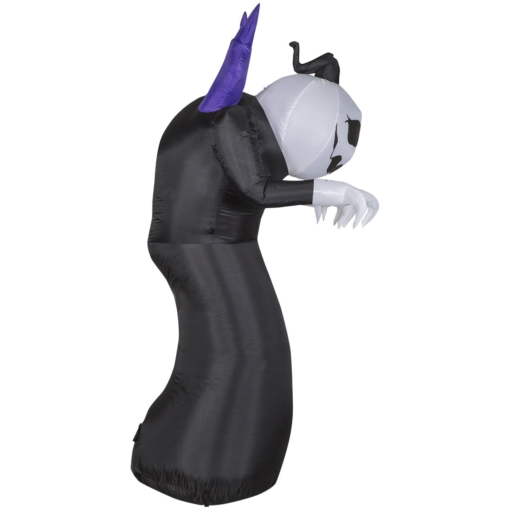 Airblown Inflatables Halloween Pumpkin Head Creeper Reaper, 6'