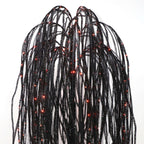 6 ft Black Willow Tree with Orange and Purple LED Lights for Outdoor Halloween Decor