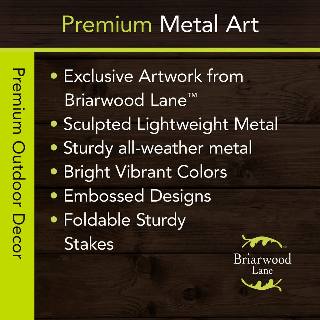 Briarwood Lane Halloween Pumpkin and Ghost Metal Yard Art 30x13 For Halloween Metal Art