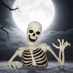 48" Halloween Giant Groundbreaker Skeleton, Halloween Decoration for Outdoor Yard and Porch