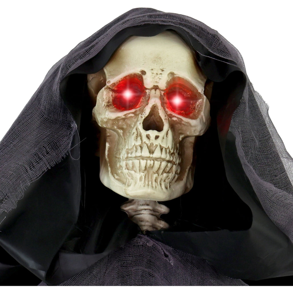 3 ft Touch-Activated Rising Reaper with Tombstone Halloween Accessory, HHRPRTOMB-2FLSA