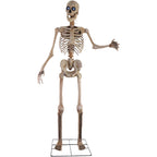 8 ft Tall Motion-Activated Towering Skeleton, Premium Talking Halloween Animatronic Decoration, Plug-In, HHTWRSKEL-2FLSA