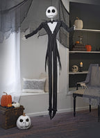 USA Jack Skellington Hanging Prop Halloween Decoration - 4 ft