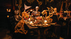 Fun Express White Unicorn Skeleton Outdoor Decor, Halloween Macabre Design