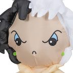Disney Cruella with "Unhappy Halloween" Banner