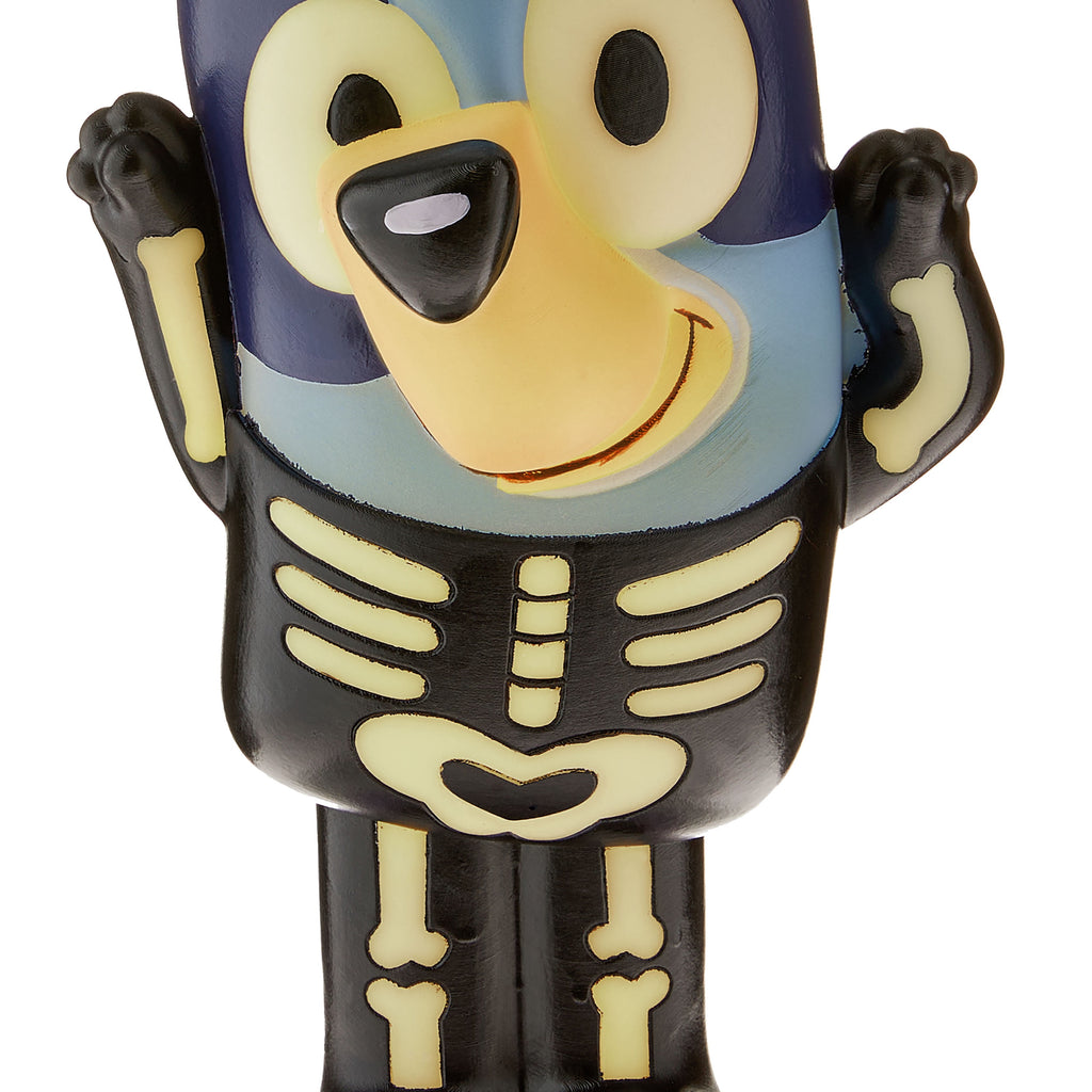 Halloween Blow Mold Decor in Skeleton Costume 6.10 in x 5.11 in x 12.20 in 1.43 lb