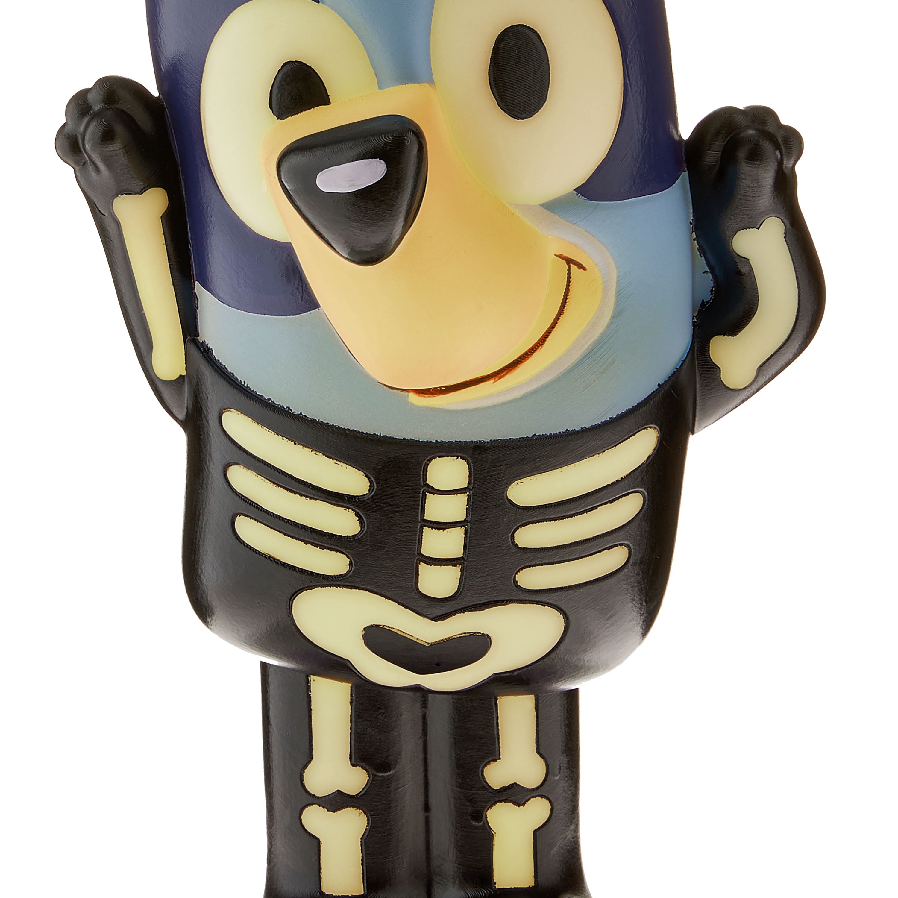Halloween Blow Mold Decor in Skeleton Costume 6.10 in x 5.11 in x 12.20 in 1.43 lb
