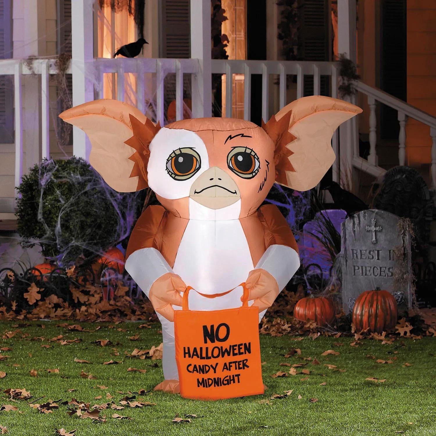 Gremlins Small Gizmo Inflatable Halloween Decoration - White