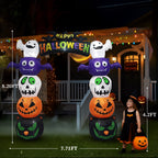 8.5' Halloween Inflatables Outdoor Halloween Decoration Giant Archway Blow up Decor