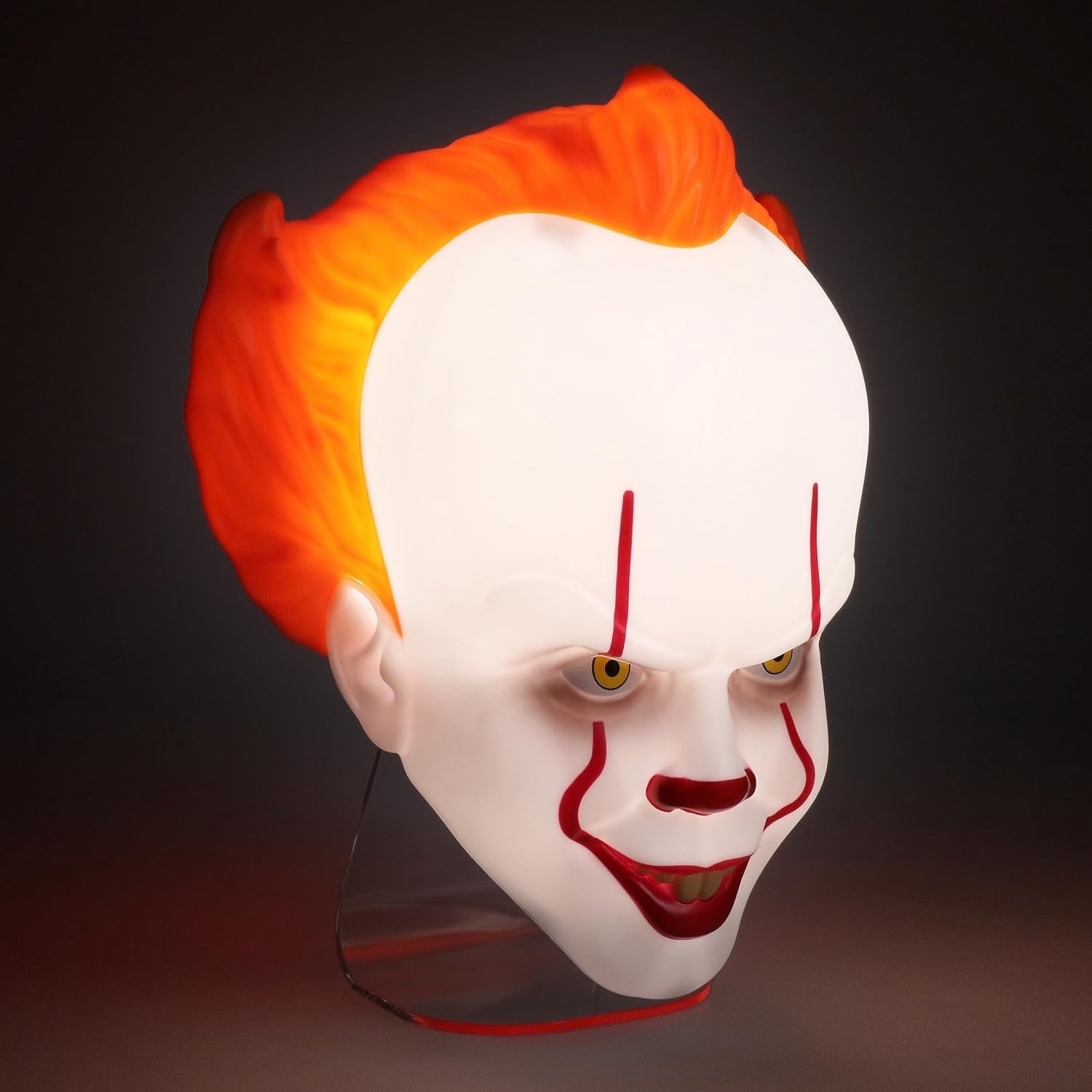 Paladone Halloween White Pennywise Mask, 15.5" x 18.2"