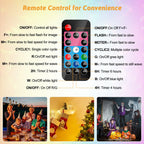 Outdoor HD projector light, remote control 16 switchable modes, Christmas Halloween celebrations, birthdays, weddings and parties, waterproof light show