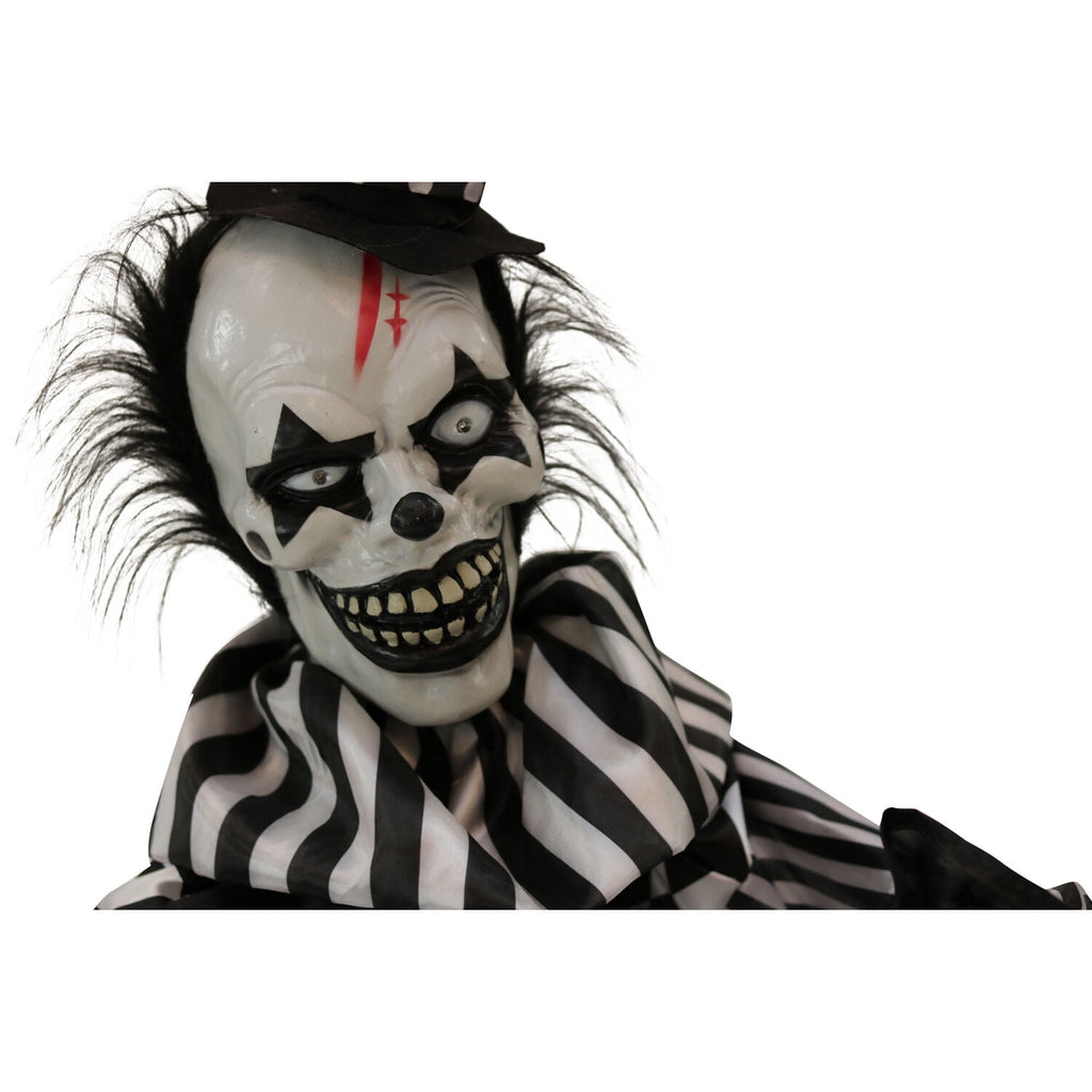 1.8 ft Groundbreaker Clown-Vile, Halloween Decoration, Multi-Color, HHFJCLOWN-2LSA