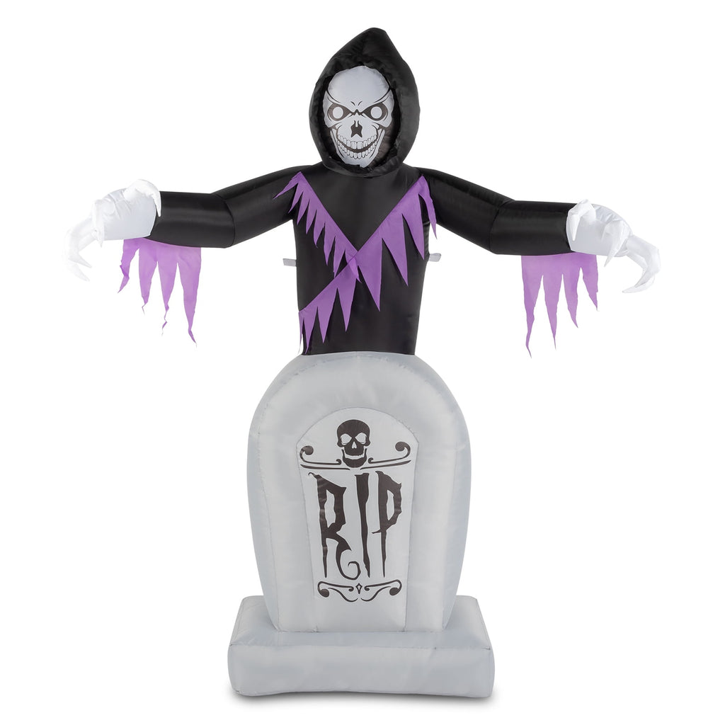 Inflatable Halloween Decoration 6 FT Reaper for Halloween Party Outdoor, Yard, Garden, Lawn Decorations
