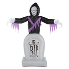Inflatable Halloween Decoration 6 FT Reaper for Halloween Party Outdoor, Yard, Garden, Lawn Decorations