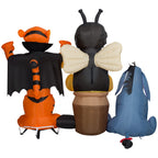 Airblown Inflatable Halloween Pooh and Friends Scene Disney, 5 ft Tall, Multi