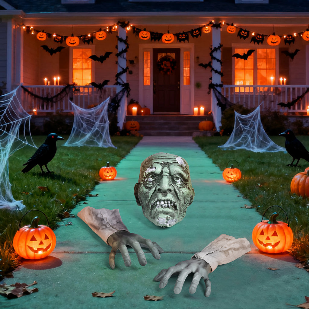 Halloween Zombie Decorations Scary Halloween Decorations Halloween Yard Decorations Halloween Decorations OutdoorLawn, Yard, Patio, Graveyard Decoration, Haunted House Prop