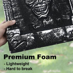 Halloween Foam RIP Graveyard Tombstones, 7Pack(3 x L-Size + 4 x XL-Size) Foam Tombstone for Halloween Party Outdoor Decorations