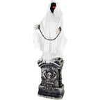 4.3 ft Touch-Activated Animated Spectre on Tomb Halloween Accessory, HHRPRTOMB-1FLSA