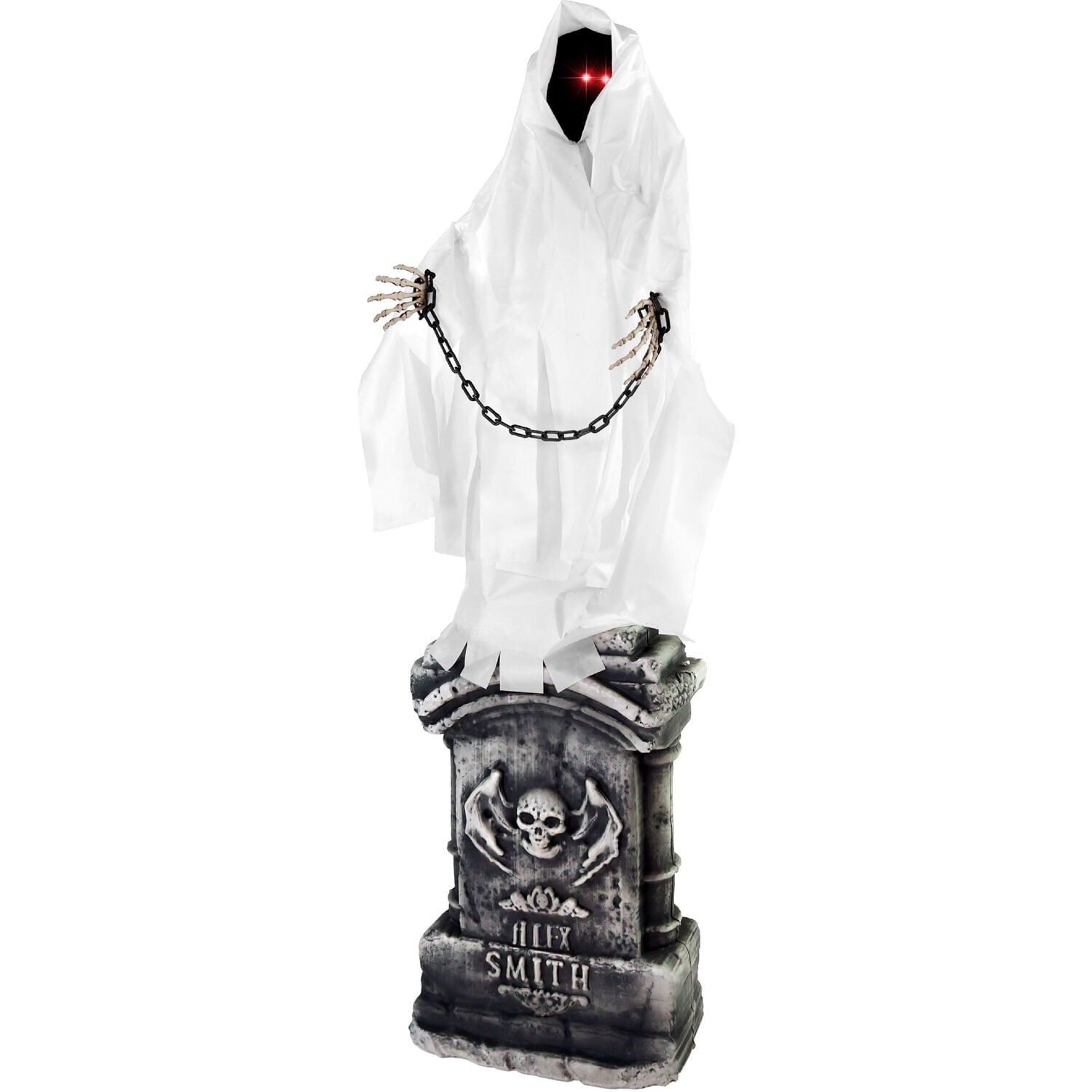 4.3 ft Touch-Activated Animated Spectre on Tomb Halloween Accessory, HHRPRTOMB-1FLSA