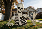 48" Halloween Giant Groundbreaker Skeleton, Halloween Decoration for Outdoor Yard and Porch