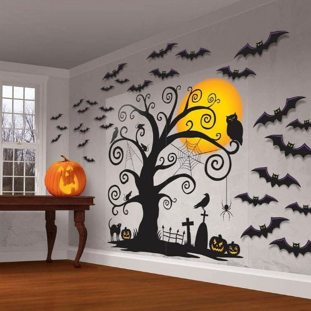 Halloween Deluxe Wall Decorating Kit (32pc)