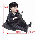 The Addams Family Wednesday Halloween Animated Doll Tabletop Decor 13 in