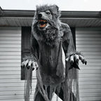 7 ft Tall Motion-Activated Towering Werewolf, Premium Halloween Animatronic, Plug-In, HHTWRWOLF-1FLSA