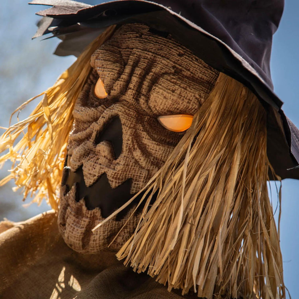 Staked Scarecrow Prop 8ft Animated Halloween Yard Decor Haunted House Display