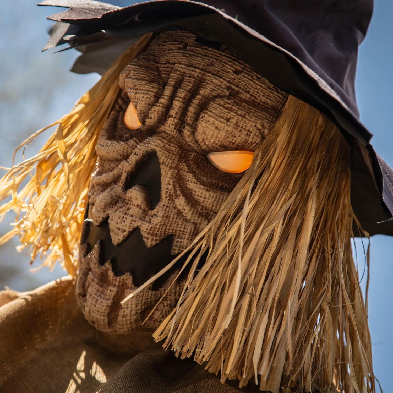Staked Scarecrow Prop 8ft Animated Halloween Yard Decor Haunted House Display