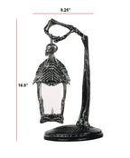 Halloween Light Up Skeleton Lantern Tabletop or Hanging Wall Decoration