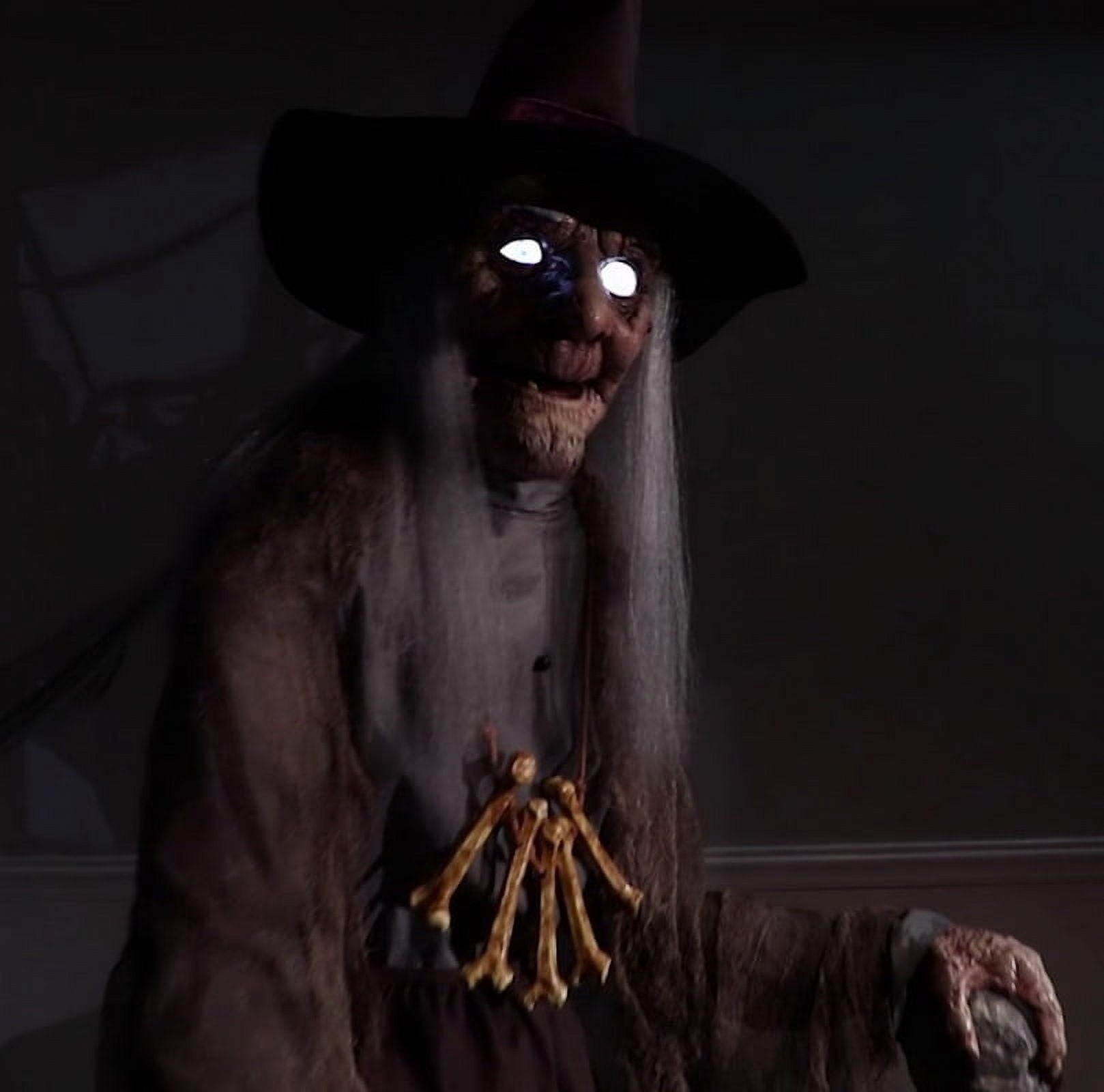 Animated Witch Servo-Motor Halloween Decoration