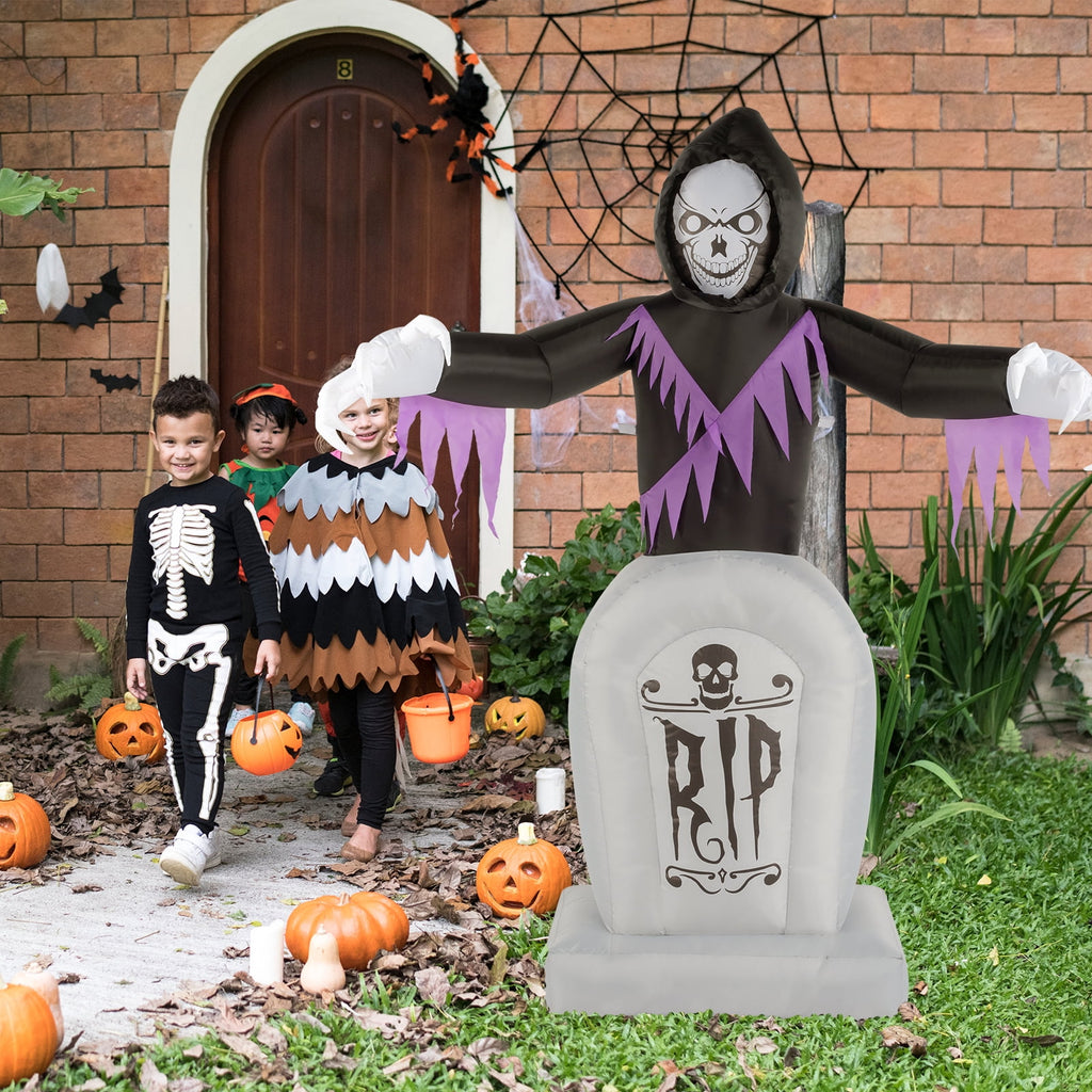 Inflatable Halloween Decoration 6 FT Reaper for Halloween Party Outdoor, Yard, Garden, Lawn Decorations