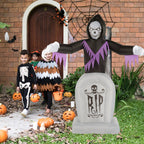Inflatable Halloween Decoration 6 FT Reaper for Halloween Party Outdoor, Yard, Garden, Lawn Decorations