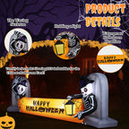 10 FT Halloween Inflatables Ghost Tombs Decor Outdoor Halloween Decoration