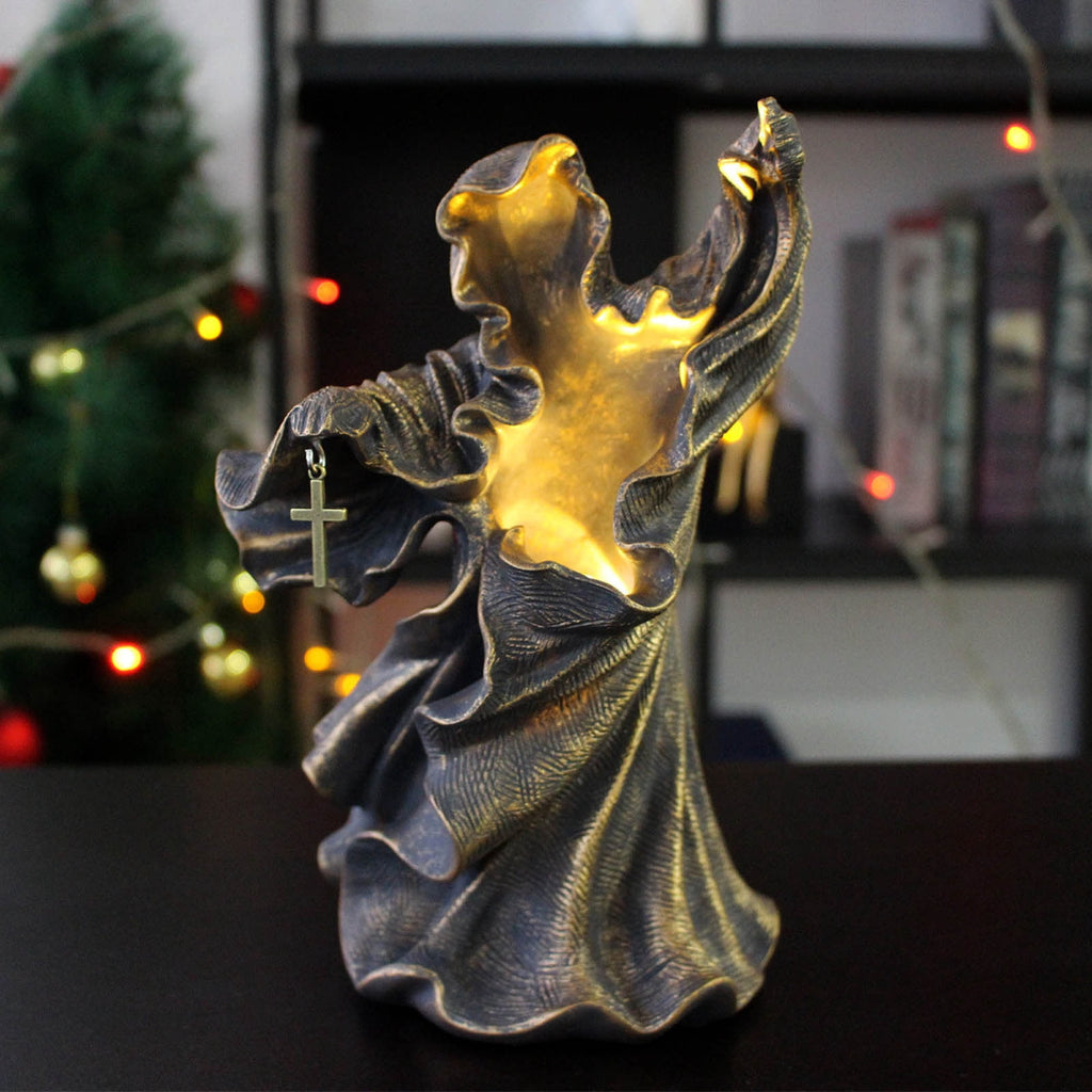 Fridja Hell Messenger With Lantern Witch Decoration Lantern The Ghost Looking For Light Halloween Decorations